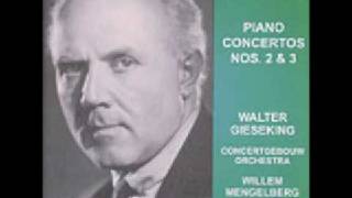 Walter Gieseking  Rachmaninoffs Piano Concerto  2 LIVE from concert 1940 3mv [upl. by Oiraved654]