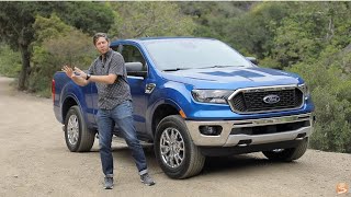 2019 Ford Ranger XLT SuperCab Test Drive Video Review [upl. by Neelra]