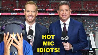 Troy Aikman and Joe Buck BUSTED on HOT MIC SLAMMING Military Flyover  Woke NFL continues [upl. by Zacherie]