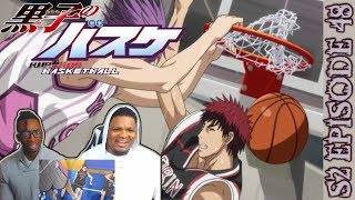 THORS HAMMER  Kuroko No Basket Season 2 Episode 48  Reaction [upl. by Ruhtracm]