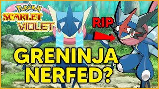 These Greninja changes are INSANE  Pokemon Scarlet amp Violet [upl. by Caundra]