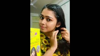 how to use zafran hair oil zafranhairgrowththerapy [upl. by Kcire843]