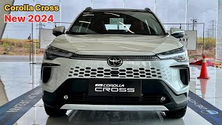 New 2024 Toyota Corolla Cross L8V Best SUV Super Luxury Exterior and Interior Walkaround Detial [upl. by Ariahay]