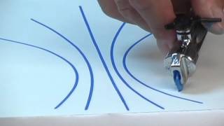 Freehand lining and pinstriping with the Beugler Pinstriping Tool [upl. by Ahcire]