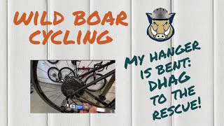 How to straighten a bent derailleur hanger Park Tools Derailleur Alignment Guide DAG 22 [upl. by Feodore713]