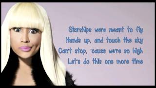 Nicki Minaj Starships lyrics Clean Version [upl. by Burley]