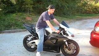 Honda CBR954RR Test ride [upl. by Gnourt]