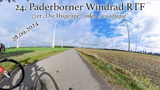 Windpark RTF  quotDie Hügeligequot oder auch quotle sadiquequot  RSG Paderborn 99 eV 28092024 77km [upl. by Finzer]