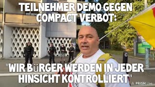 quotEs erinnert mich auch ein bisschen an 1988quot Bürger zum Verbot COMPACT Magazin von Jürgen Elsässer [upl. by Neelyaj]