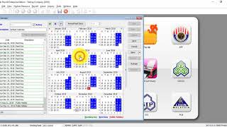 SQL Payroll Software Tutorial 014 Maintain Calendar [upl. by Stewart]