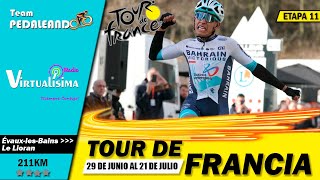 EN VIVO Etapa 11 TOUR DE FRANCIA 2024  BERNAL  CARAPAZ  BUITRAGO  POGACAR tourdefrancia2024 [upl. by Tomas]