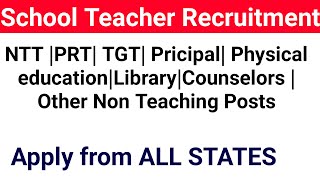 2 NPS TEACHERS RECRUITMENT 2023 I ALL SUBJECTS ALL POSTS VACANCIES I FRESHER ELIGIBLE [upl. by Jareen]