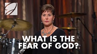 What Is The Fear Of God  Joyce Meyer [upl. by Adnohsad]