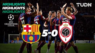 Barcelona 50 Antwerp  HIGHLIGHTS  UEFA Champions League 202324  TUDN [upl. by Llet777]