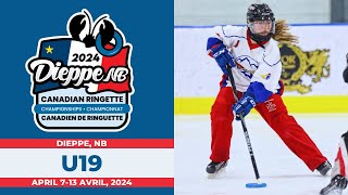 CRC 2024 Playoffs  Dieppe UniPlex IGA U19 Team New Brunswick vs RiveSud [upl. by Piefer607]