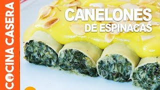 Canelones de verduras con espinacas [upl. by Niliak]