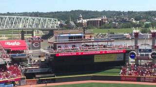 Cincinnati Reds Great American Ballpark Seventh Inning Stretch Song [upl. by Aivato617]