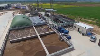 Wastewater treatment plant for a food processing company [upl. by Milak]