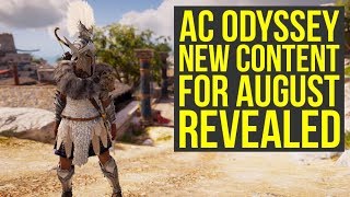 Assassins Creed Odyssey DLC  New Updates Content Gear amp More Coming In August AC Odyssey DLC [upl. by Fontana]