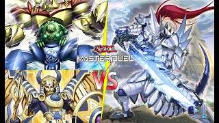 【遊戲王Master Duel】門神荷魯斯GATE GUARDIANPHARAONIC SARCOPHAGUS vs 相劍Swordsoul [upl. by Airdnoed]