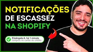 Notificações de Escassez na Sua Loja de Dropshipping da Shopify [upl. by Chloe618]