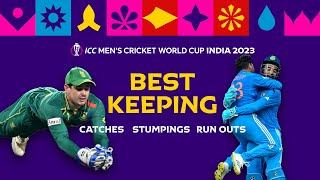 Best wicketkeeping from Cricket World Cup 2023 [upl. by Atinauq]