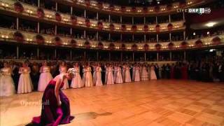 ELINA GARANCA  Live 55th Vienna Opera Ball 2011 [upl. by Enelahs]