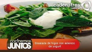 Ensalada de higos con aderezo de yogurt [upl. by Partan]