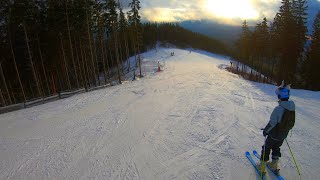 Horský resort Dolní Morava  ski  Narty  najdłuższe trasy ośrodka narciarskiego  Gimbal 4K [upl. by Atiuqad809]