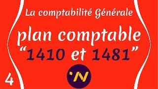 4 plan comptable  1410 Emprunts obligataires 1481 Emprunts auprès des établissements de crédits [upl. by Winifred]