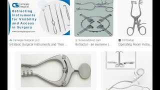 Exposing and retracting surgical instruments [upl. by Lydon]