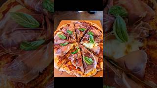 Prosciutto Pizza baked on pizza stone [upl. by Monaco]