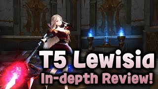 Kings raid킹스레이드 T5 Lewisia Indepth Review [upl. by Enitsud]