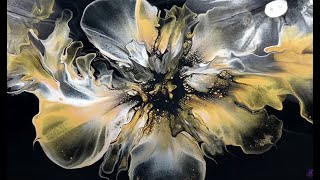 THE FLOWER COLLECTION 10 FLUID ART amp ACRYLIC POUR quotFLOWERquot PAINTINGS [upl. by Vasta803]