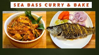 How to Cook Sea Bass  Sea Bass Fish Recipe Sea Bass Curry Sea Bass Bake seabass [upl. by Akemot786]