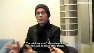 Ville Valo Talks About His Drinking English Subs [upl. by Nwahsor]