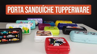 Porta Sanduíche e Porta Snack Tupperware [upl. by Letsyrc]