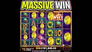 POMPEII MEGAREELS MEGAWAYS SLOT ‼️ €240 MAX BET 🤑 MASSIVE WIN shorts [upl. by Longtin]