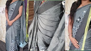 How to drape cotton saree in easy way tricks for draping cotton saree [upl. by Buckels22]