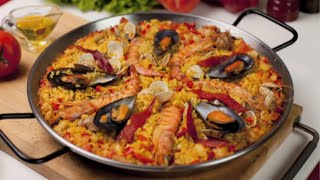 Comment faire la paella à la maison recette facile et rapide [upl. by Hseham]