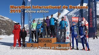 Marathon International de Bessans 2019 Ski de Fond Classique Euroloppet [upl. by Tollman414]