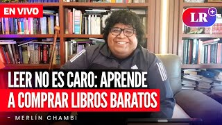 Leer no es caro aprende a comprar libros baratos con Merlin Chambi  EN VIVO  EnDirectoLR [upl. by Aileahcim]