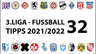 FussballTipps 3Liga  32Spieltag  Saison 20212022 [upl. by Leese]