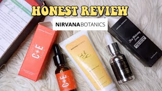 HONEST REVIEW Nirvana Botanics Vitamin C  E serum Whitening serum Hand amp feet brightening [upl. by Thaine348]