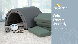 Sunlighten Solo System Portable Sauna Assembly [upl. by Ebag494]