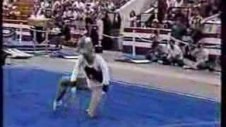 Yolande Mavity 1986 USA Gymnastics Championships Floor [upl. by Adriaens554]