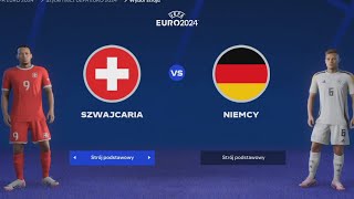 Mecz Euro 2024 Szwajcaria vs Niemcy 23062024 Godzina 2100 [upl. by Kurtzman]