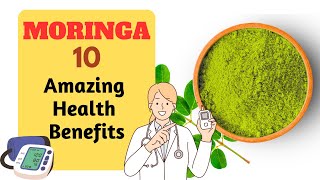 10 Amazing Benefits of Moringa Powder  Moringa  مورنگا  Health Benefits  Weight Loss [upl. by Hickie]