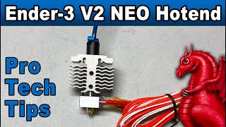 Ender3 v2 NEO Nozzle amp Bowden Tube Maintenance [upl. by Marilla]