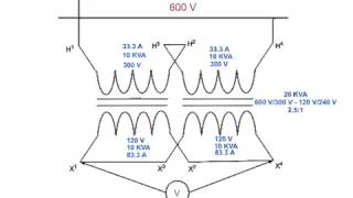 Multi winding transformer ratings [upl. by Yllil]